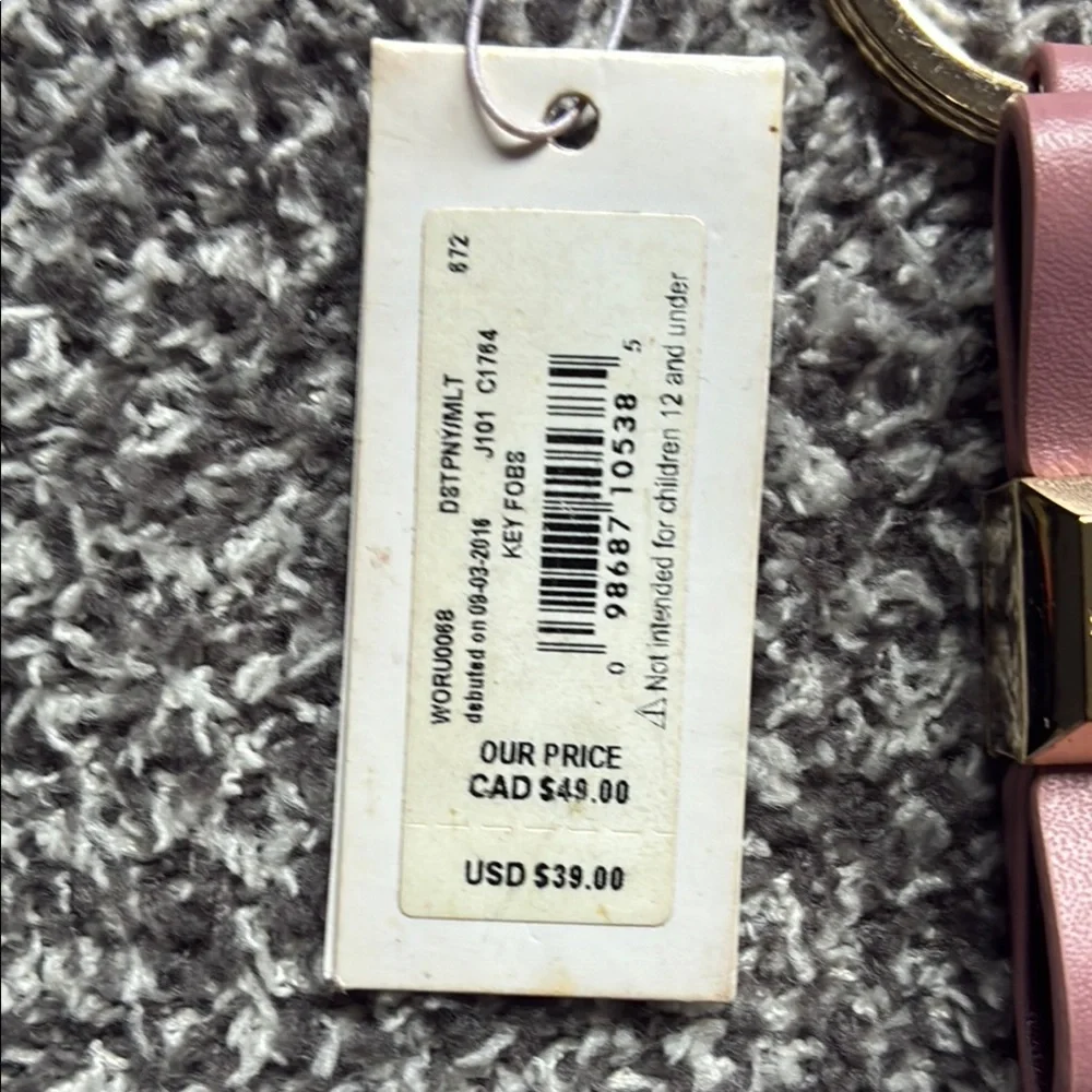 Kate Spade Pink and Gold Key Holder - Picture 2 of 8